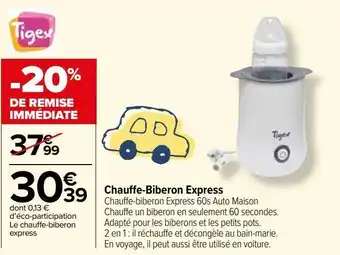 Chauffe-biberon express