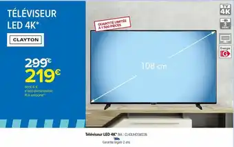 Carrefour Market Téléviseur led 4k* offre