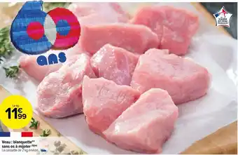 Carrefour Market Veau : blanquette** sans os à mijoter offre