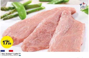 Carrefour Market Veau : escalope*** à griller offre