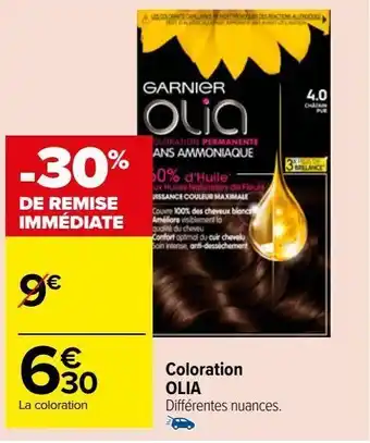 Carrefour Market Coloration olia offre