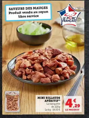 Super U Mini Rillauds Aperitif offre