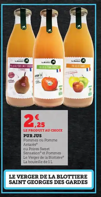 Super U Pur Jus offre