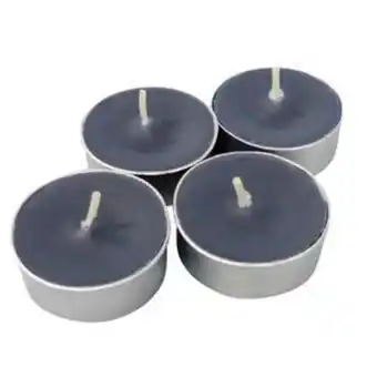 La Foir'Fouille Lot de 30 bougies chauffe-plat parfumées - ø 3.8 cm - noir - senteur sous-bois - k.koon offre