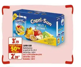 Coccinelle Supermarché Capri-sun offre