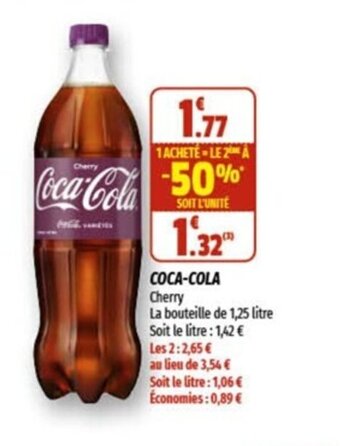 Coccinelle Supermarché Coca-cola offre