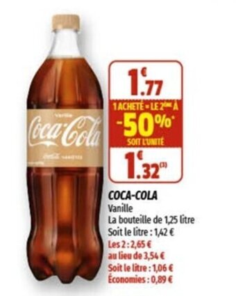 Coccinelle Supermarché Coca-cola offre