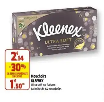 Coccinelle Supermarché Mouchoirs KLEENEX offre