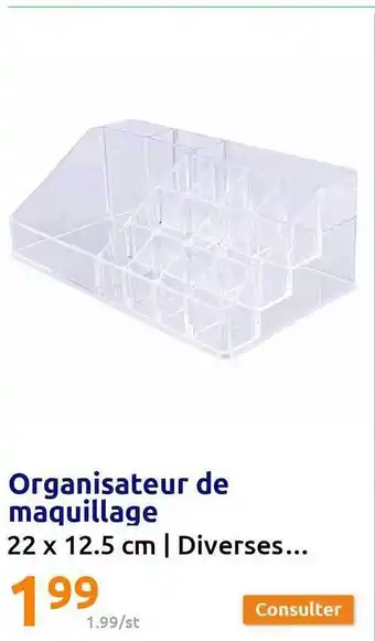 Organisateur de maquillage