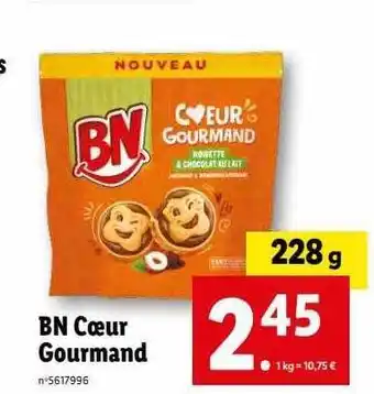 Lidl Bn cœur gourmand offre