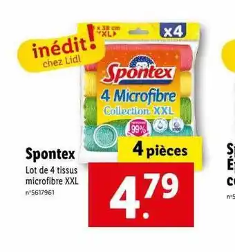 Lidl Spontex offre