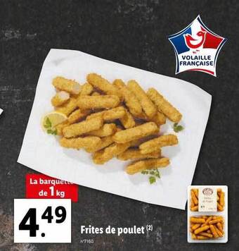 Lidl Frites de poulet offre