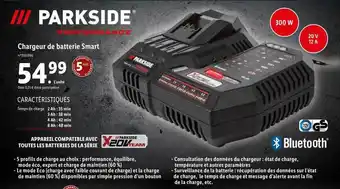 Chargeur de batterie smart parkside