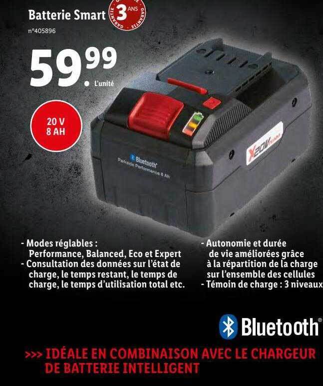 Promo Batterie smart chez Lidl