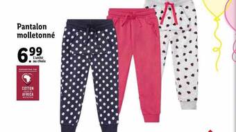 Lidl Pantalon molletonné offre