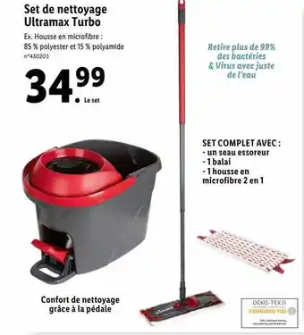 Lidl Set de nettoyage ultramax turbo offre