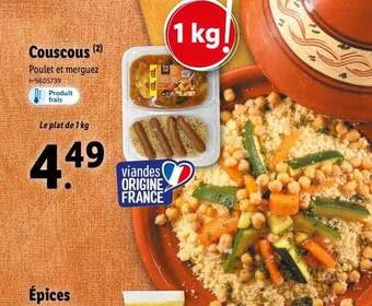 Lidl Couscous offre