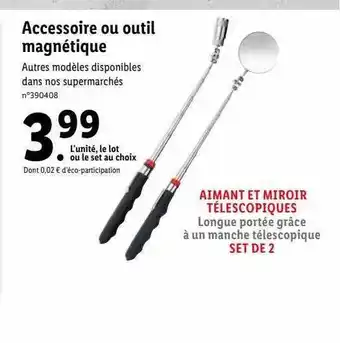 Lidl Accessoire ou outil magnétique offre