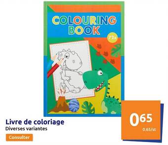 Action Livre de coloriage offre
