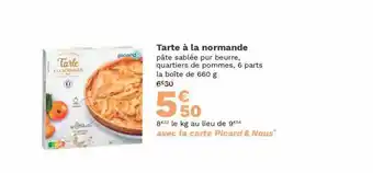 Picard Tarte à la normande offre