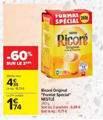 Carrefour Ricoré original offre