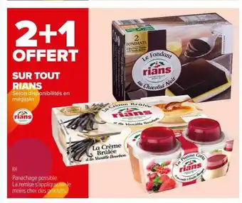 Carrefour Rians offre