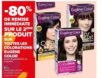 Carrefour Colorations eugène color offre
