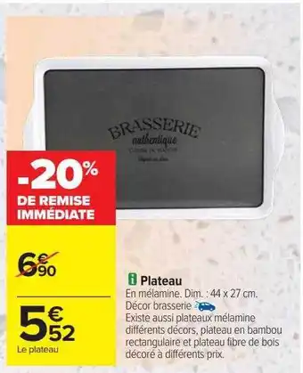 Carrefour Plateau offre