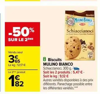 Carrefour Biscuits mulino bianco offre