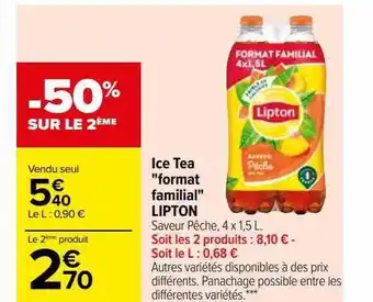 Carrefour Ice tea offre