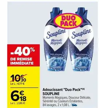 Carrefour Adoucissant offre