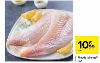 Carrefour Filet de julienne offre