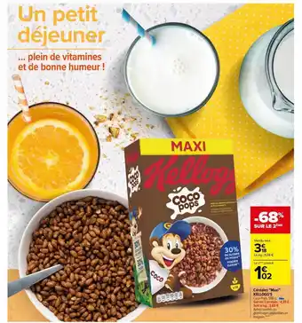 Carrefour Céréales offre