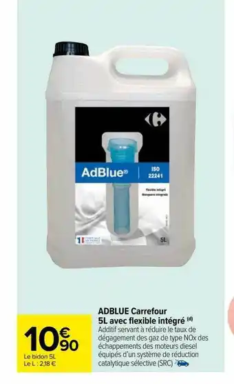 Carrefour Adblue carrefour 5l avec flexible intégré offre