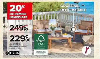 Carrefour Le salon bas hyba offre