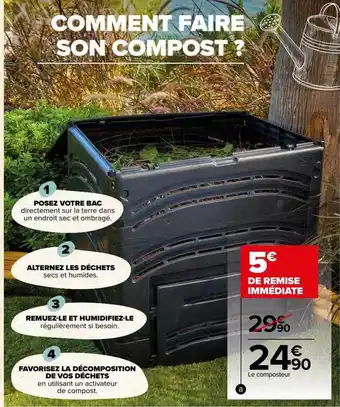 Carrefour Le composteur offre