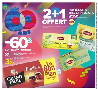 Carrefour Café moulu familial offre