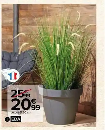 Carrefour Le pot ø 60 cm eda offre