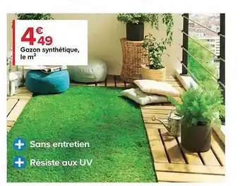 Castorama Gazon synthétique, le m² offre