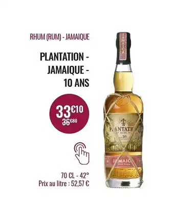 Nicolas Rhum - jamaique - plantation - jamaique - 10 ans offre