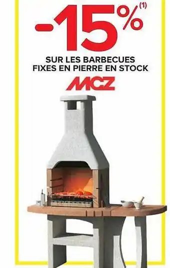 Castorama Barbecue fixes en pierre offre