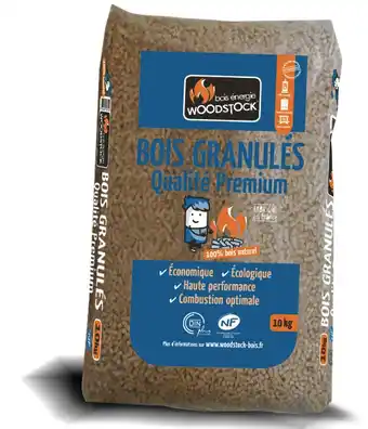 Bricomarché Woodstock Granules de bois - 10kg offre