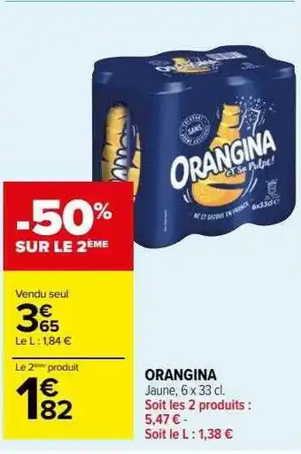 Carrefour Market Orangina offre