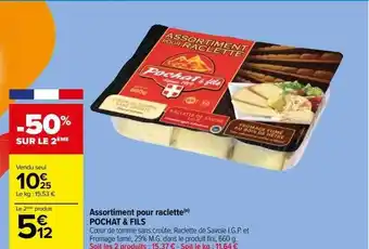 Carrefour Market Assortiment pour raclette pochat & fils offre