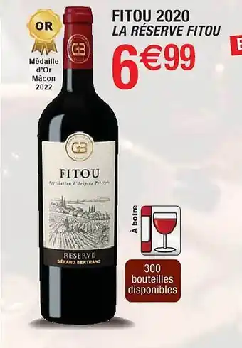 Cora x Carrefour Fitou 2020 la réserve fitou offre