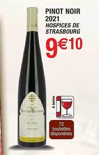 Cora x Carrefour Pinot noir 2021 hospices de strasbourg offre