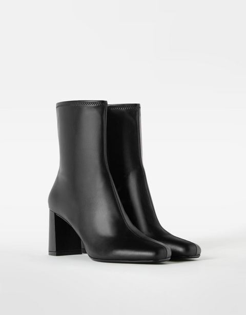 bershka bottines vernies