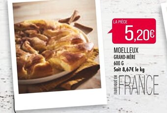 Match Moelleux offre