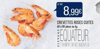 Match Crevettes roses cuites offre