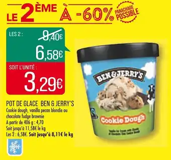 Pot de glace BEN & JERRY'S
